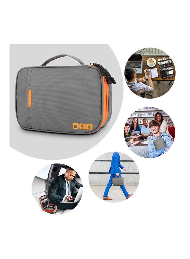 Multifunctional Digital Accessories Storage Bag Grey  - Image 5