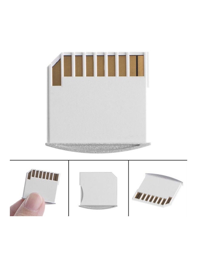 High Quality Micro SD Card Adapter White  - Image 1