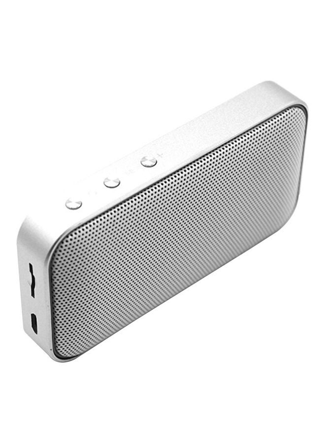 Portable Wireless Mini Style Bluetooth Speaker DWJX37560295 Silver/Grey - Image 1