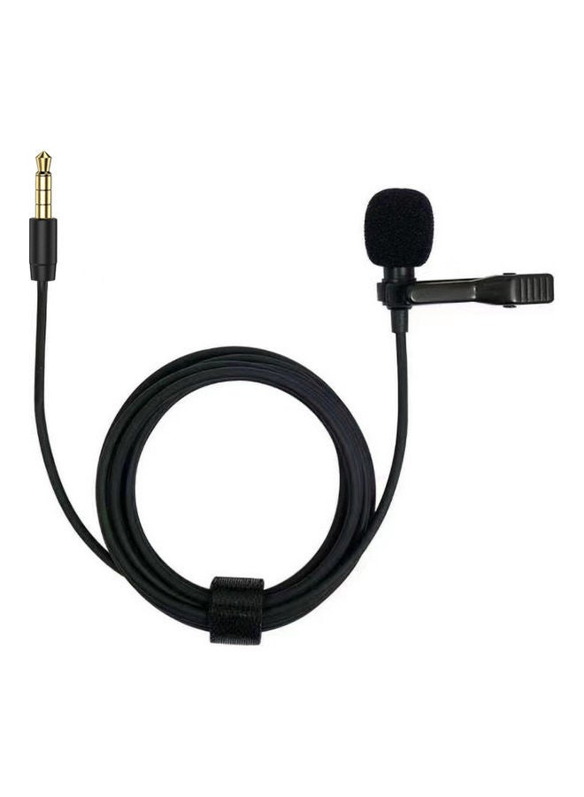 Mini Lapel Clip Microphone For Phone DWJX37560498 Black - Image 1