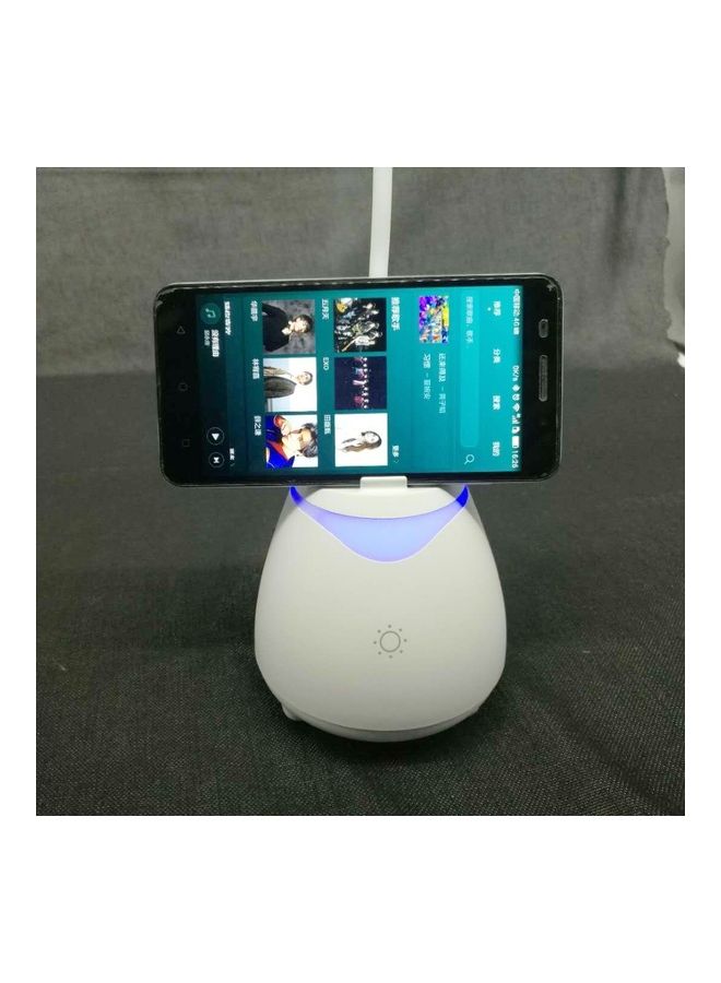 Rechargeable Speaker With Lamp And Phone Holder White - Image 5