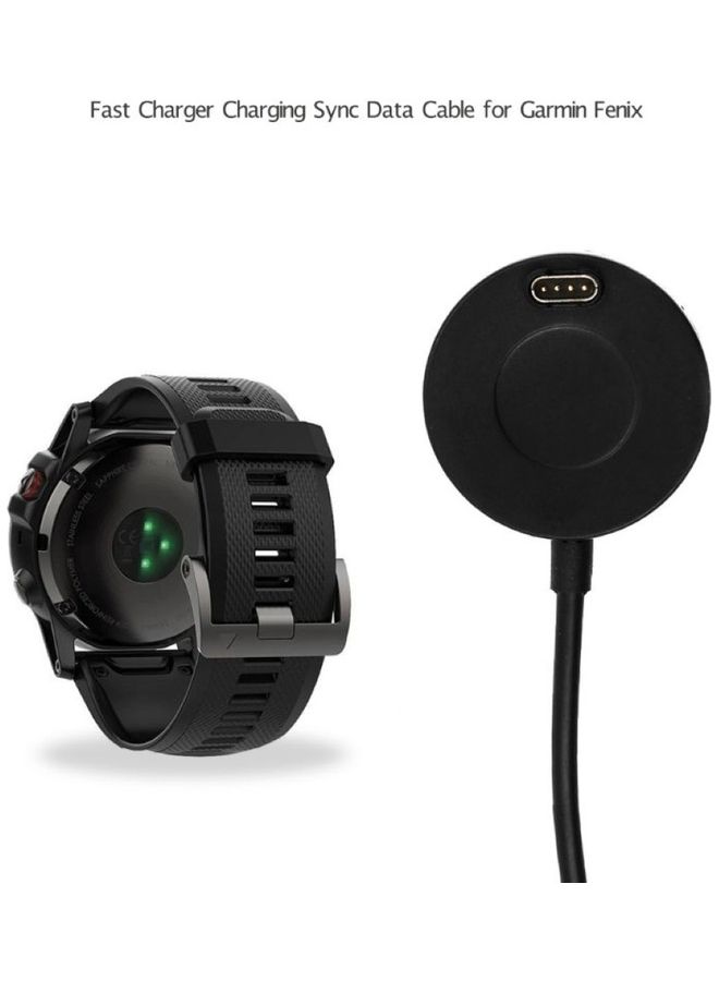 USB Charger Dock Cable For G-armin Fenix 5S/5X/6 Forerunner 935/Vivoactive 3 Black  - Image 2