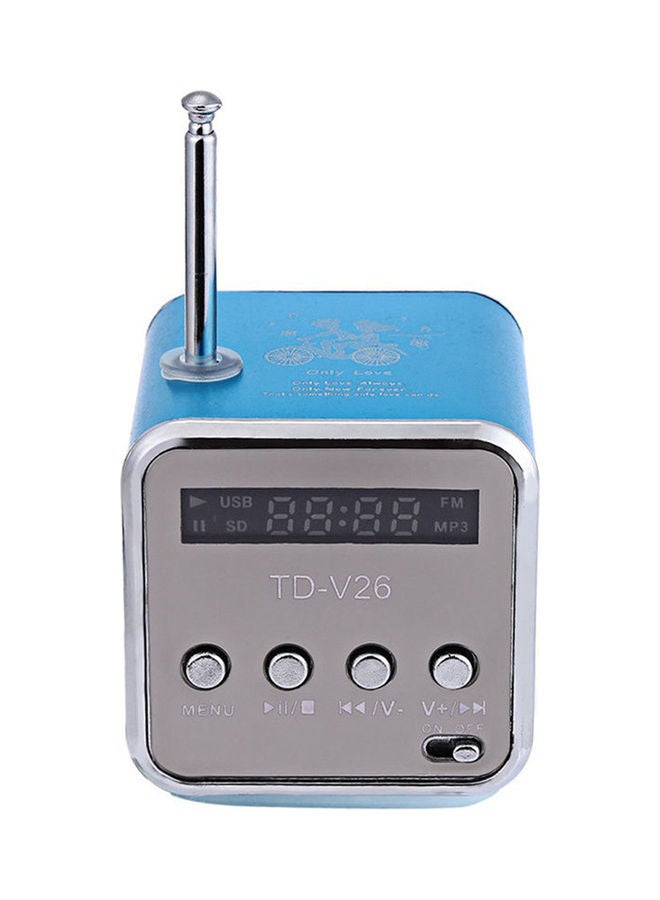 TD-V26 Mini Portable Speaker Blue