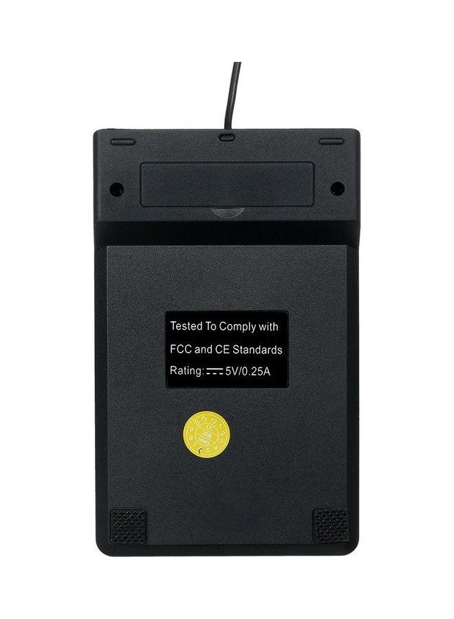 18 Keys Fashionable Low Noise Mini Numeric Keypad Waterproof USB Wired Black - Image 2