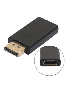 Generic 1080P HDTV PC Display Port DP Male to HDMI Female Adapter Black  - Image 5