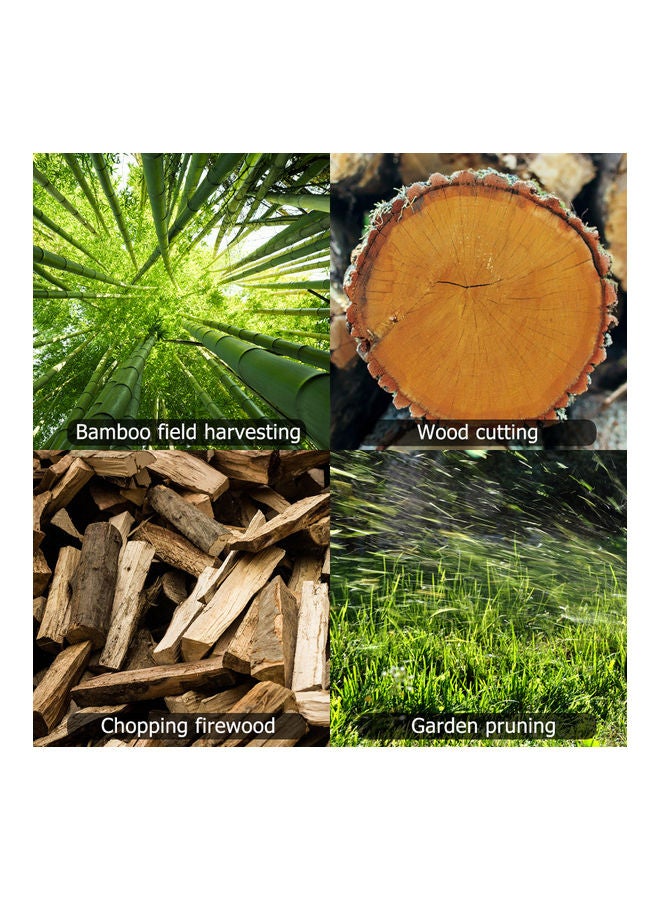 7-Piece Electric Chain Saw Set Black/Silver/Red - Image 5