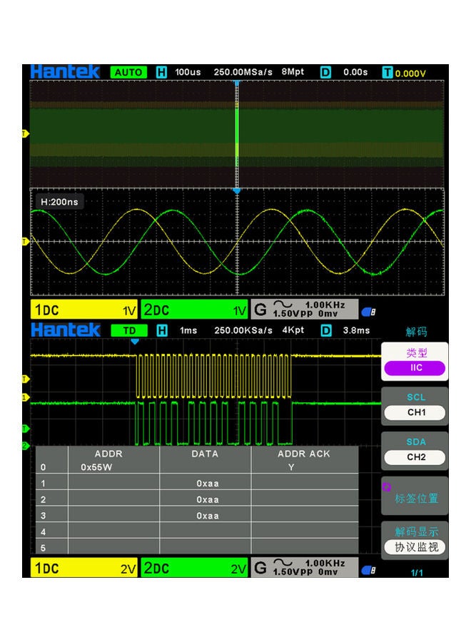 Portable Oscilloscope Multicolour