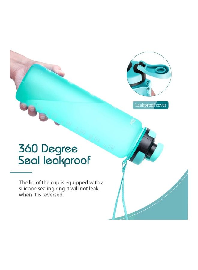 XiuWoo 1L Large Water Bottle with Motivational Time Marker - Image 5