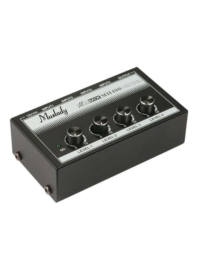 Muslady 4-Channel Line Mixer Audio I-8154UK Black  - Image 5