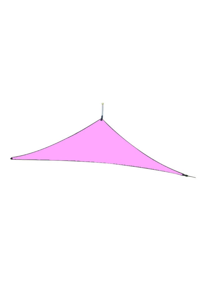 Generic Waterproof UV-Resistant Sun Shade Sail Heavy Duty Triangle Canopy Pink 6 x 6 x 6meter  - Image 1