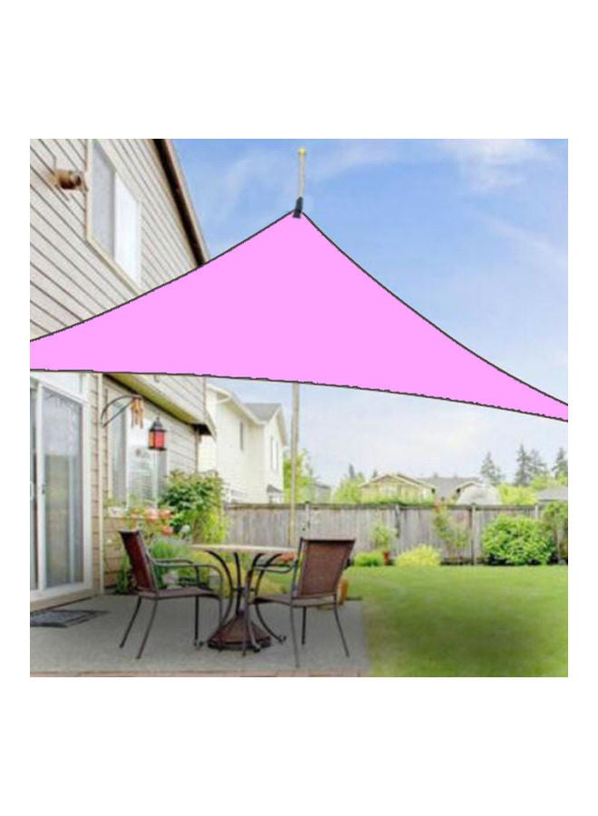 Generic Waterproof UV-Resistant Sun Shade Sail Heavy Duty Triangle Canopy Pink 6 x 6 x 6meter  - Image 2