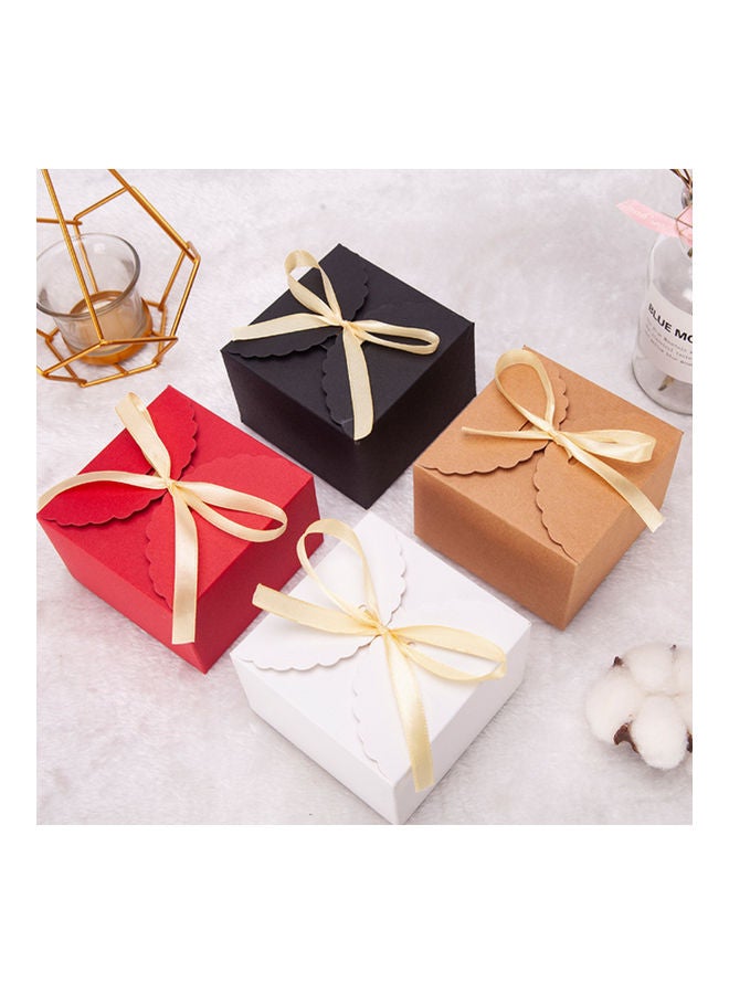 4-Piece Combination Lace Packaging Small Gift Box Multicolour