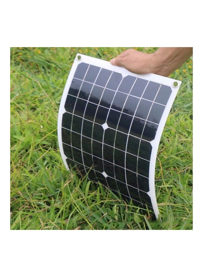 Generic 20W Solar Panel Kit with 2-Port USB Hub Black  - Image 4