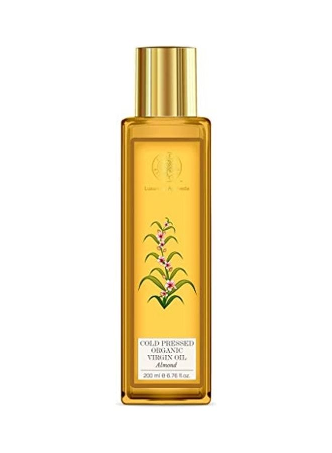 Forest Essentials - Organic Cold Pressed Almond Virgin Oil 200ml - Image 1