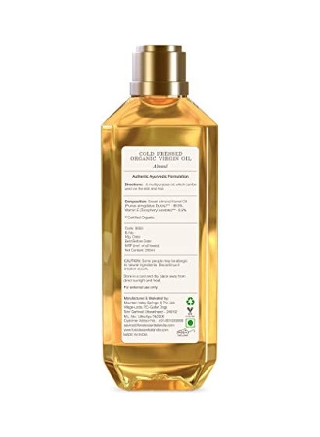 Forest Essentials - Organic Cold Pressed Almond Virgin Oil 200ml - Image 1