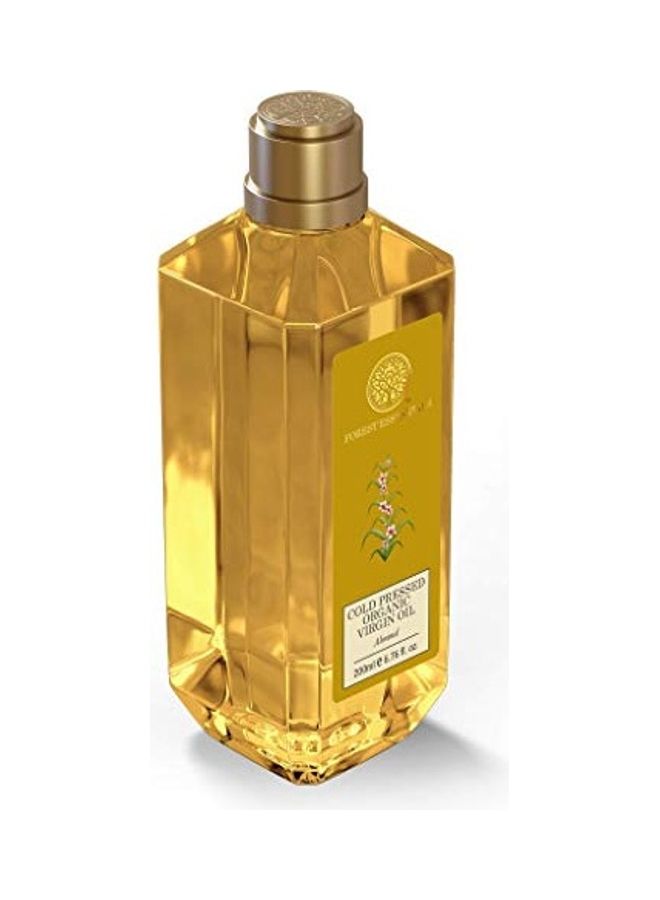 Forest Essentials - Organic Cold Pressed Almond Virgin Oil 200ml - Image 1