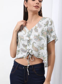 OFFROAD Fashionable Printed Crop Top Multicolour  - Image 3