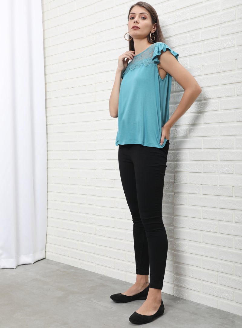 Fashionable Casual Top Blue - v1626956099/N47072271V_1