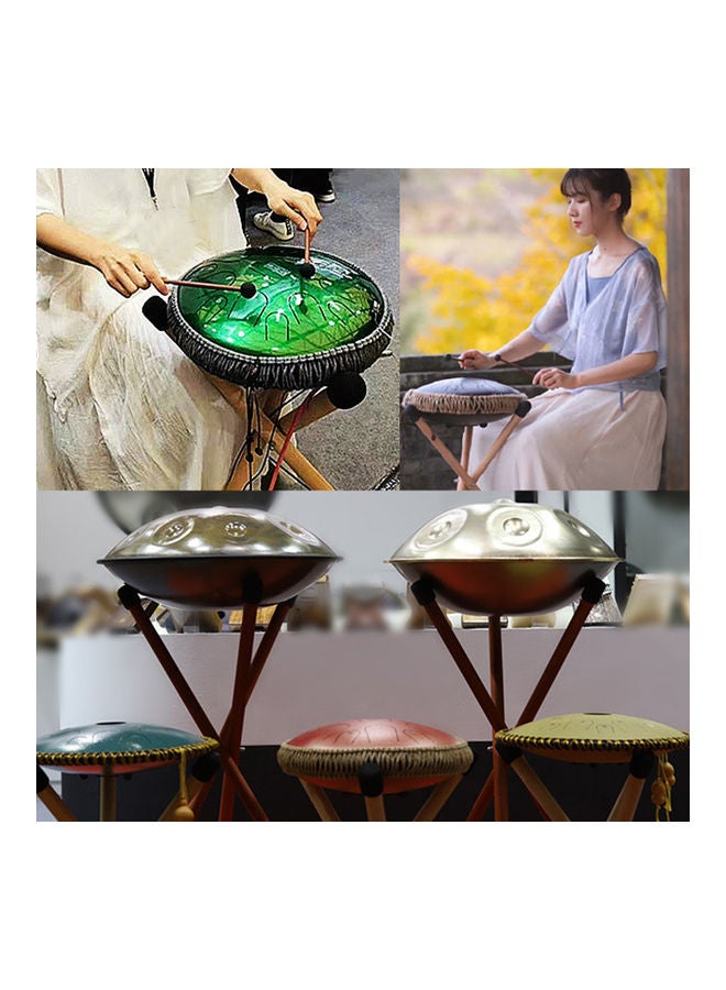 Generic Foldable Hand Drum Pan Wood Stand Bracket  - Image 3