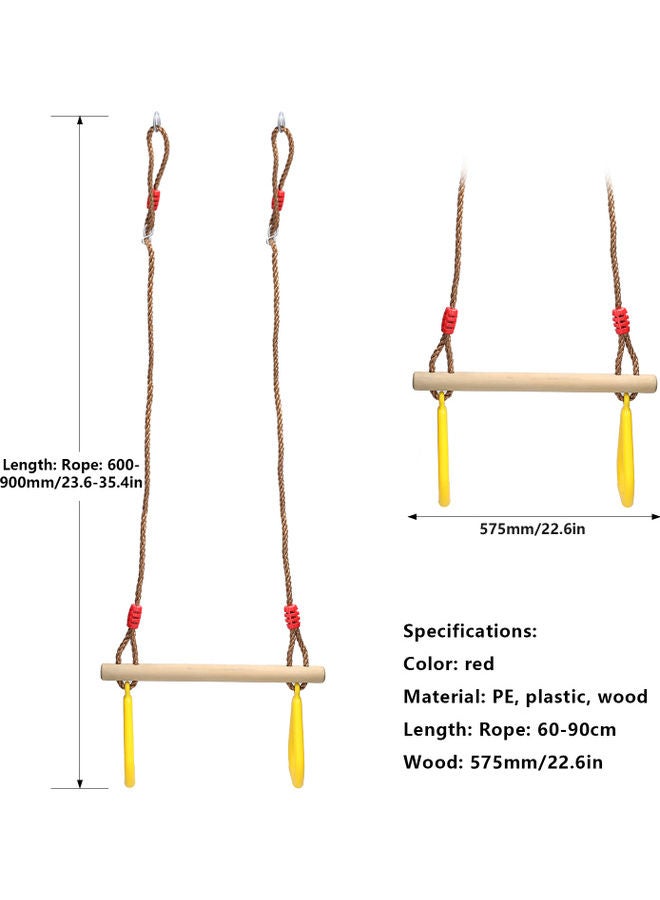 Generic Exercise Fitness  Monkeybar Tringle Rings  - Image 3