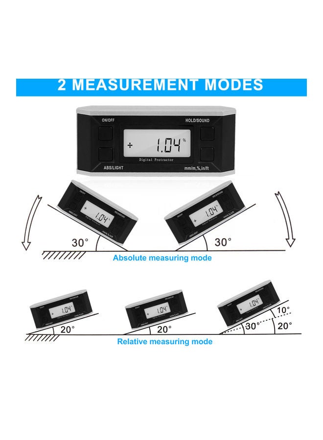 Digital Level Inclinometer White - Image 3