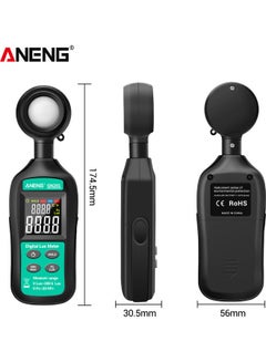 ANENG Digital Mini Lux Meter Black/Green  - Image 3