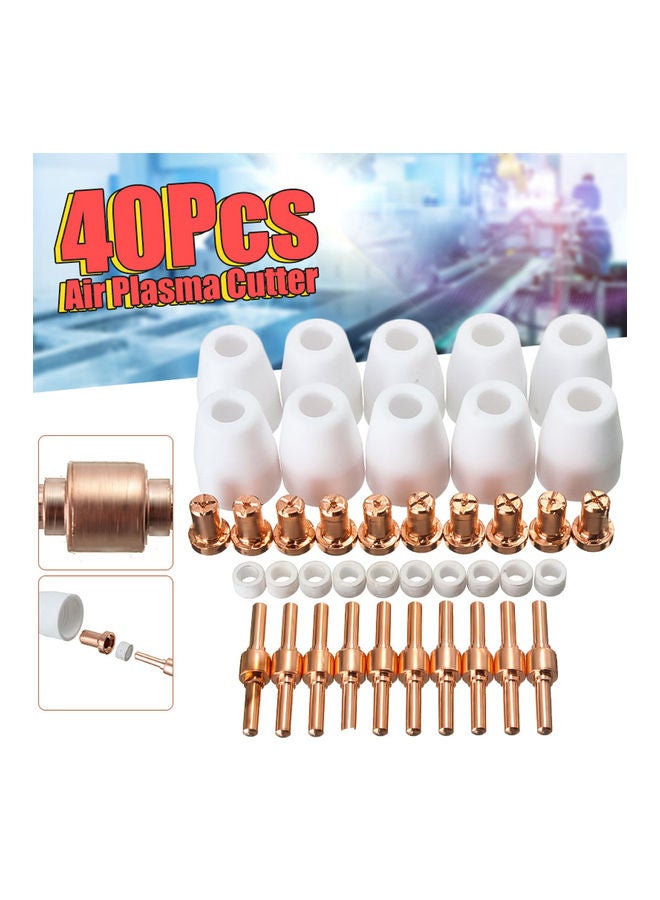 Generic 40-Piece Air Nozzle Multicolour  - Image 1