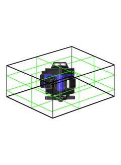 Generic Multifunctional 4D 16 Lines Laser Level  Self Leveling Machine Blue/Black  - Image 3