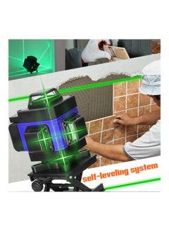 Generic Multifunctional 4D 16 Lines Laser Level  Self Leveling Machine Blue/Black  - Image 4