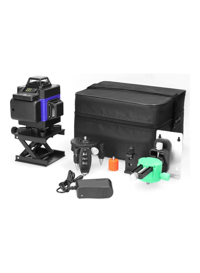 Generic - Multifunctional 4D 16 Lines Laser Level  Self Leveling Machine Blue/Black - Image 1