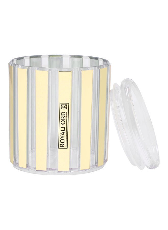Royalford Aqua Gold Airtight Canister 500Ml Yellow Bpa Free Yellow/White 500ml  - Image 4