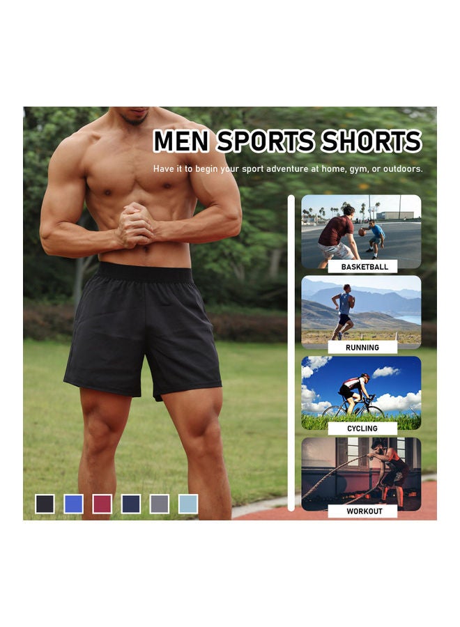 LIXADA - Solid Sports Shorts 3XL - Image 1