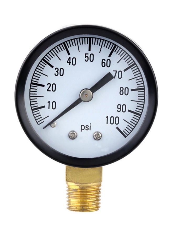0-100PSI Water Pressure Gauge Multicolour - Image 1
