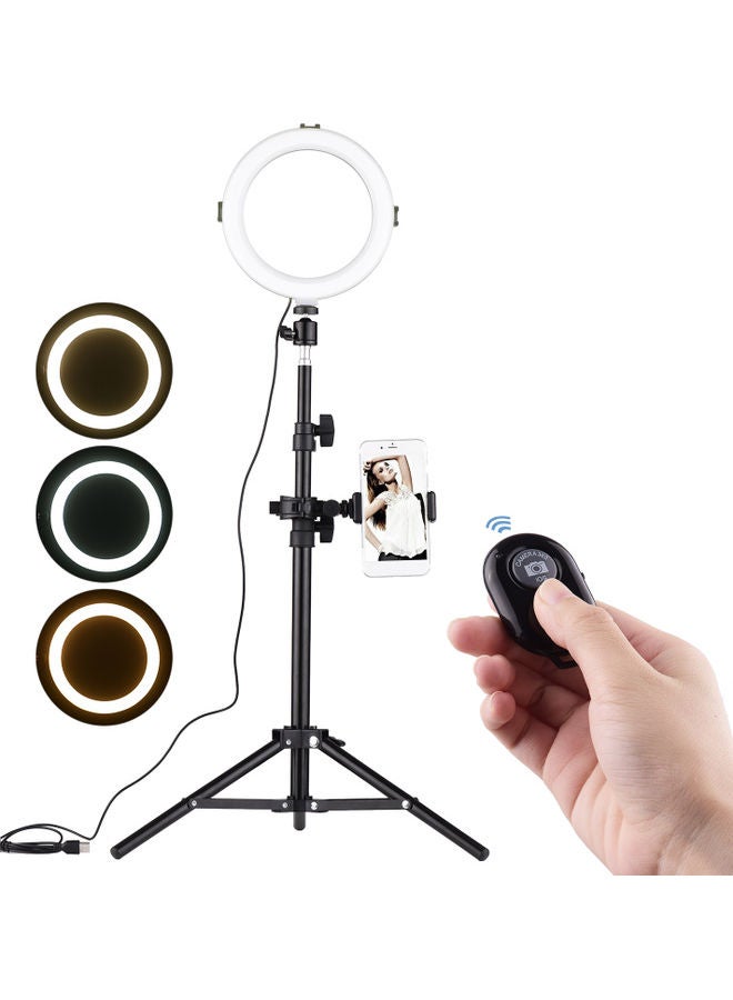 طقم مصابيح LED حلقية، مع ملحقات أبيض/ دافئ/ هادئ - Image 3