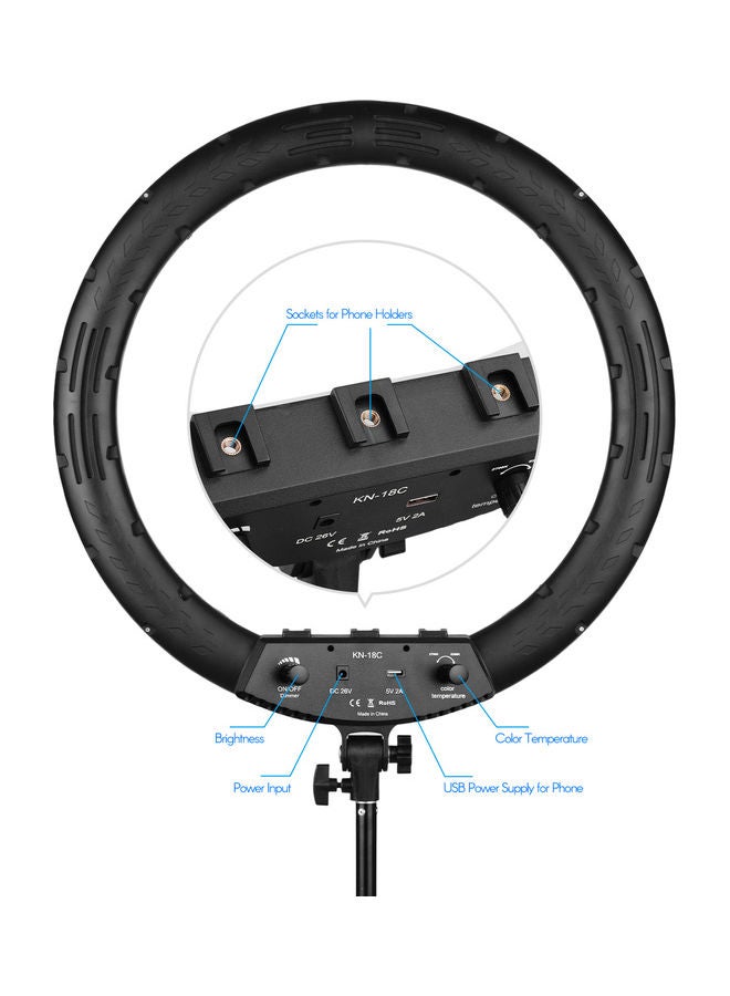 Generic - LED Ring Light Kit Multicolour - Image 1