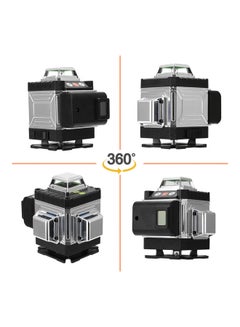 Generic 16-Lines Multifunctional Laser Level Tool Set Black/Silver  - Image 2
