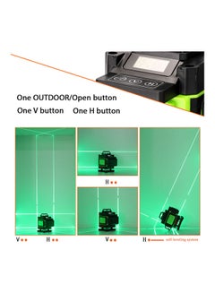 Generic Multifunctional 16 Lines Laser Level Green/Black  - Image 2