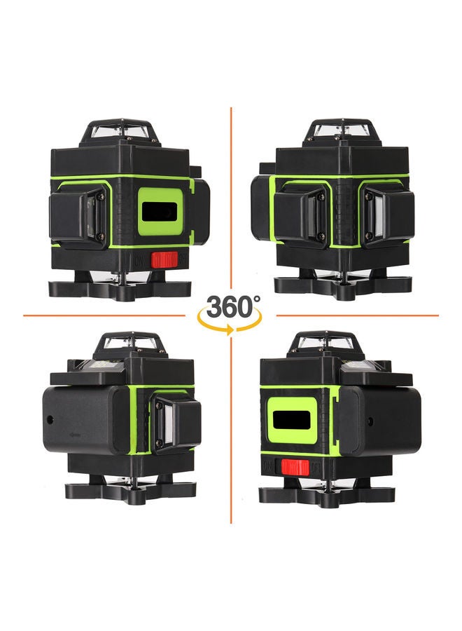 Generic - Multifunctional 16 Lines Laser Level Green/Black - Image 1