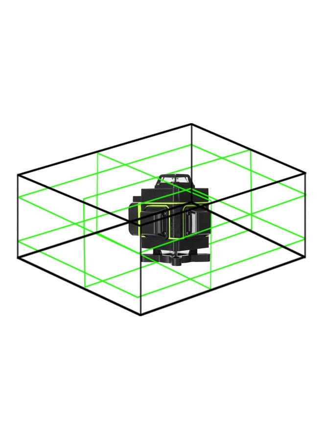 Generic - Multifunctional 16 Lines Laser Level Green/Black - Image 1