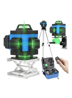 ماركة غير محددة Multifunctional 16 Lines Laser Level Measuring  Tool Black/Green  - Image 1