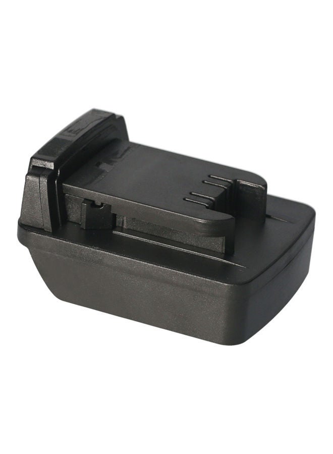 Lithium Battery Convert Adapter Black