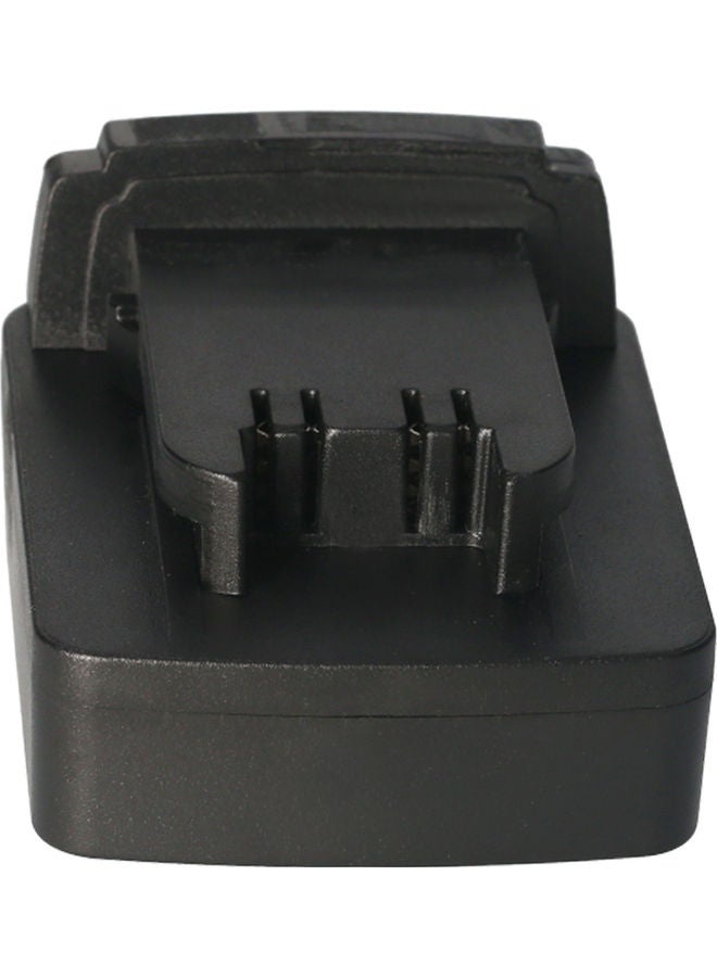 Lithium Battery Convert Adapter Black