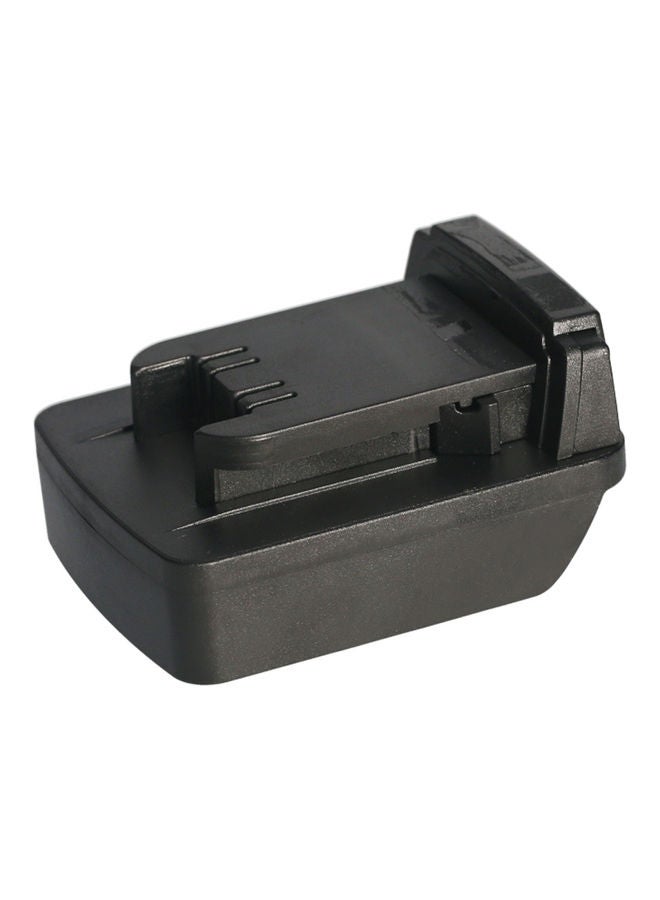 Lithium Battery Convert Adapter Black
