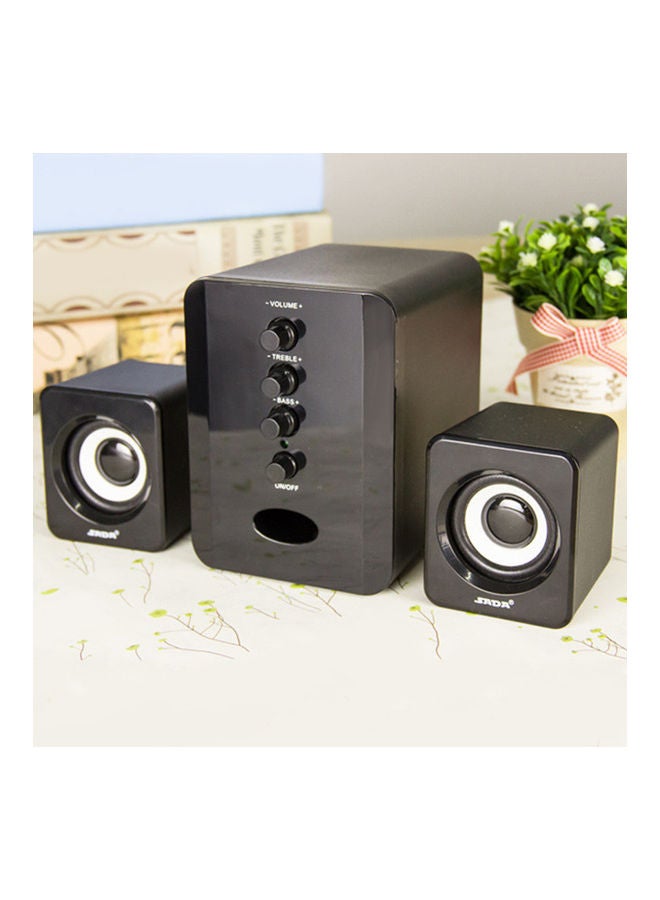 3-Piece Wired Desktop Stereo Speaker DWBLSPR487 Black - v1626964766/N49371018A_3