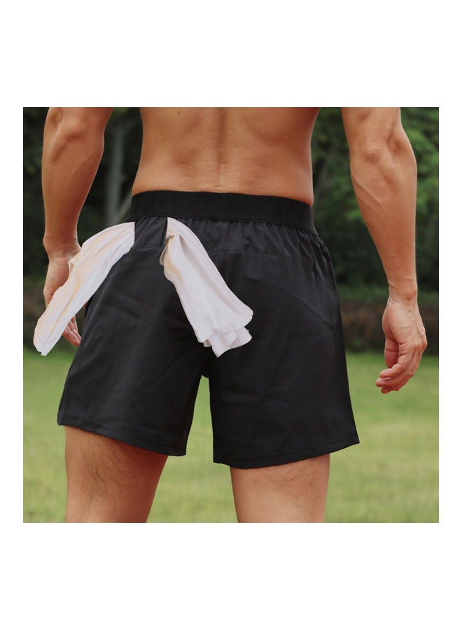LIXADA Elastic Waist Pocket Sports Shorts M  - Image 3