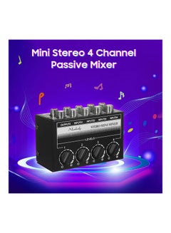 Muslady Mini Stereo 4 Channel Passive Audio Mixer  - Image 3