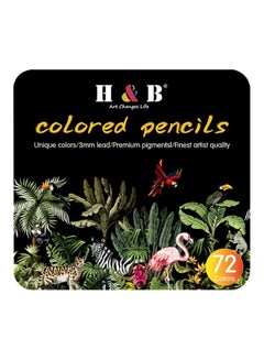 H&B 72-Piece Colour Pencil Painting Stick Art Set Multicolour  - Image 3