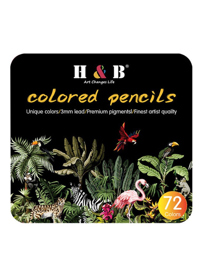 H&B 72-Piece Colour Pencil Painting Stick Art Set Multicolour  - Image 3