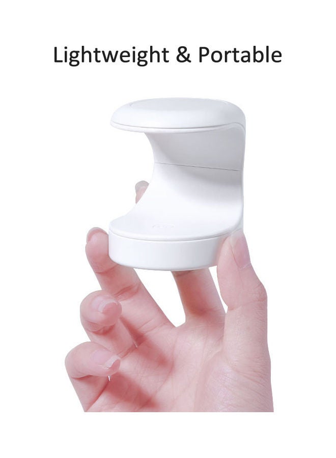 مصباح LED لتجفيف الأظافر يعمل بالأشعة فوق البنفسجية أبيض - Image 4