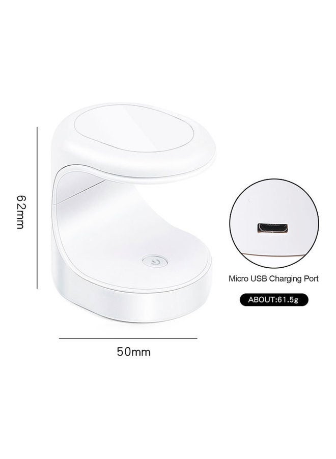 مصباح LED لتجفيف الأظافر يعمل بالأشعة فوق البنفسجية أبيض - Image 2